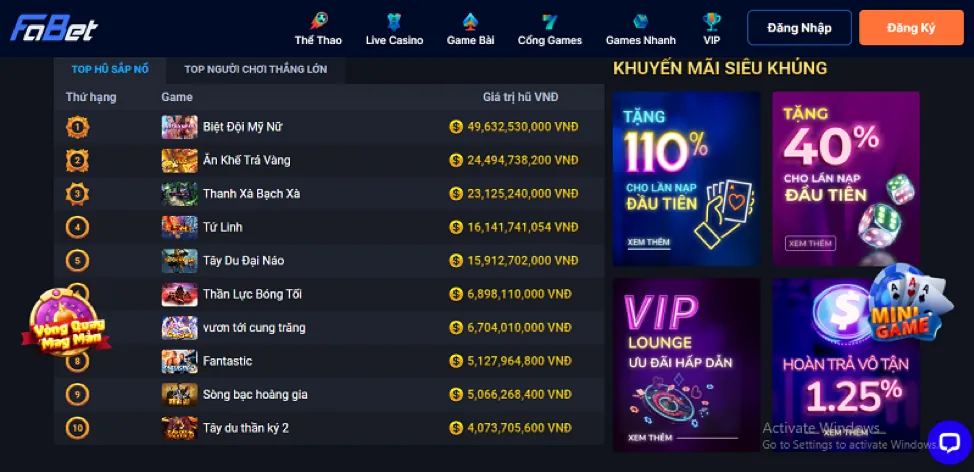 Mẫu đăng nhập cwin999